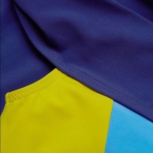 Flagpole one piece bathing suit